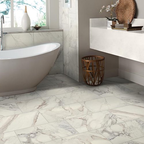 Bathroom Porcelain Marble Tile - Decorating Ideas in Powell, NY